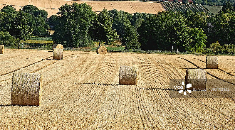 农田风景图片素材