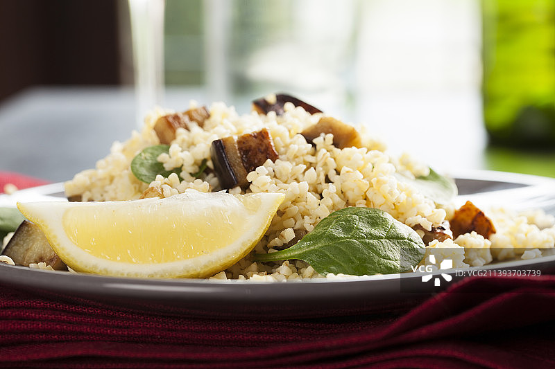 餐盘美食特写图片素材