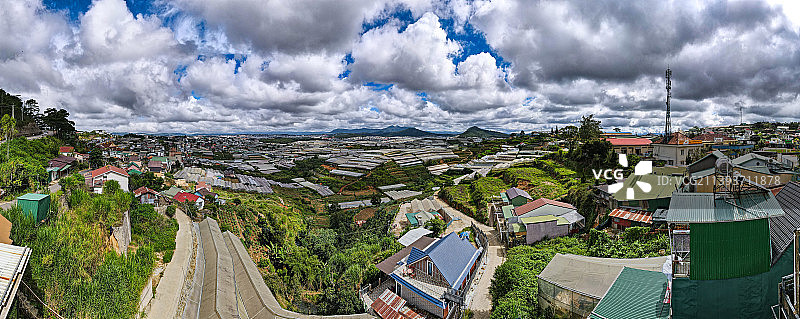 越南大叻市风光，热门旅游目的地图片素材