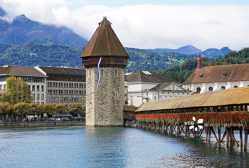 卢塞恩建筑地标图片素材