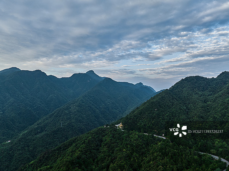 安徽省安庆市岳西县日出风光图片素材