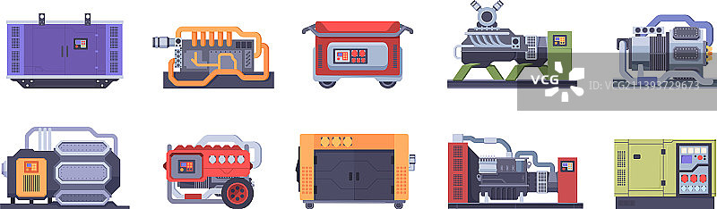 发电机电能工业机器图片素材