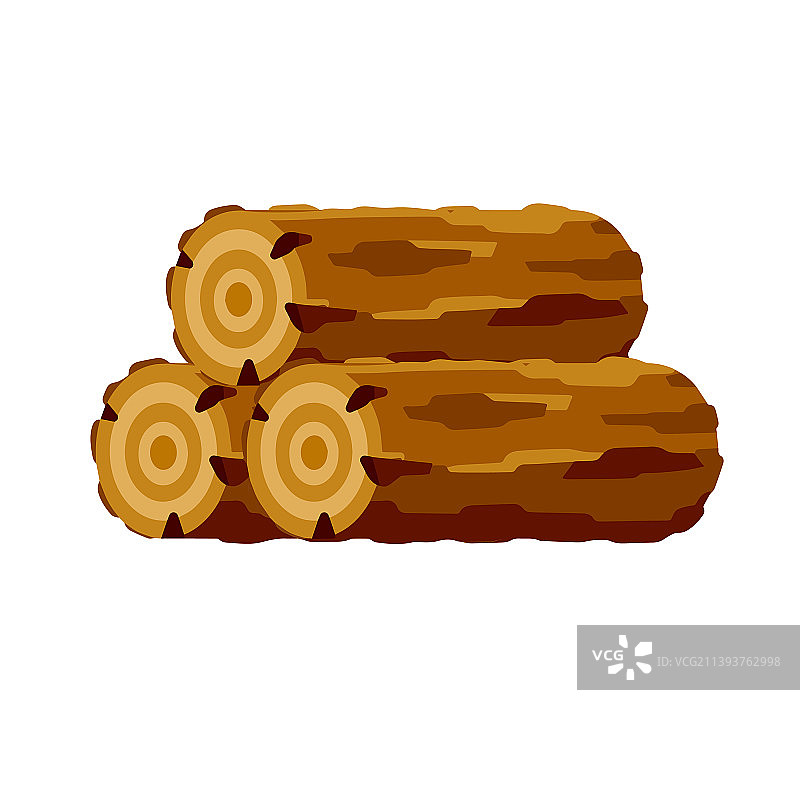 堆叠的棕色原木建筑木材图片素材