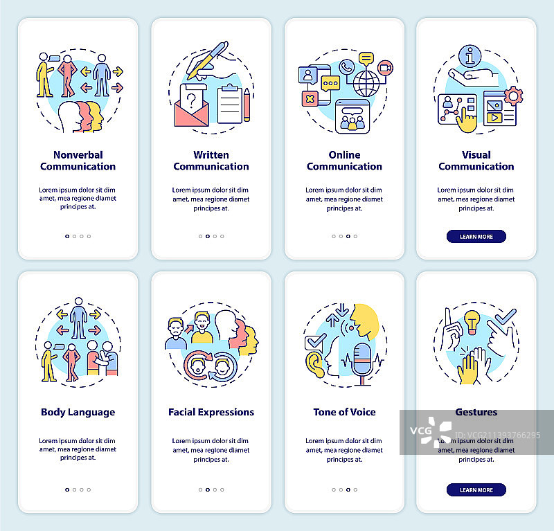 口头和非口头交流图片素材