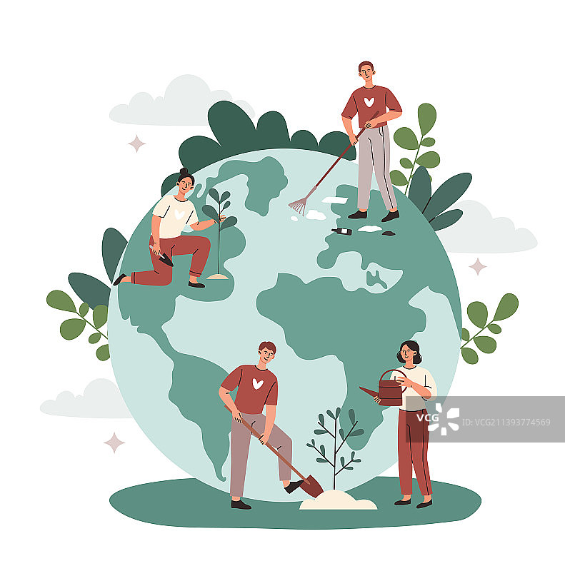 生态学家团队图片素材