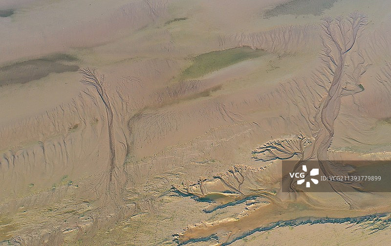 黄河沙画奇观图片素材