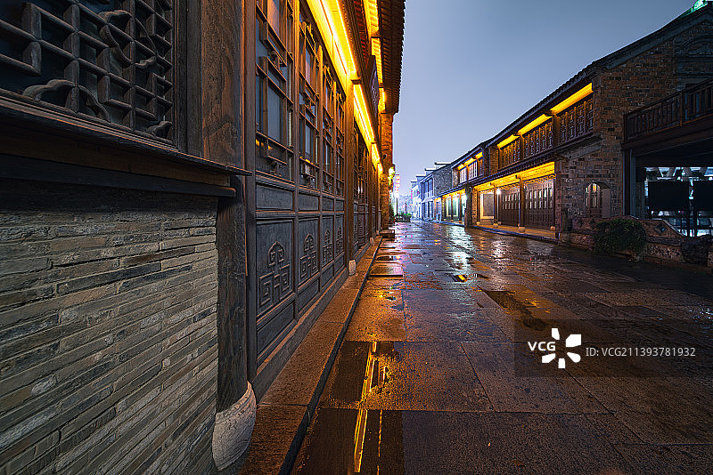 南京老门东夜景图片素材