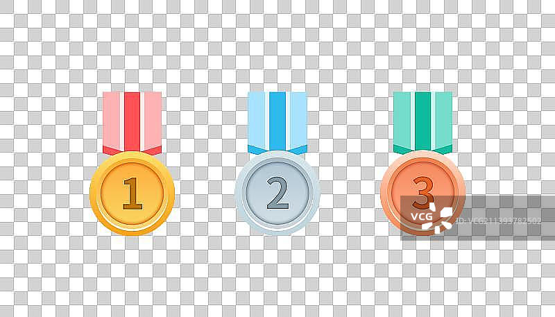 金牌银牌铜牌图片素材