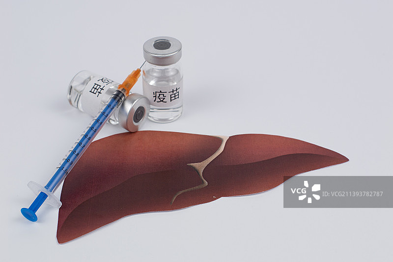 肝脏预防治疗打针吃药图片素材