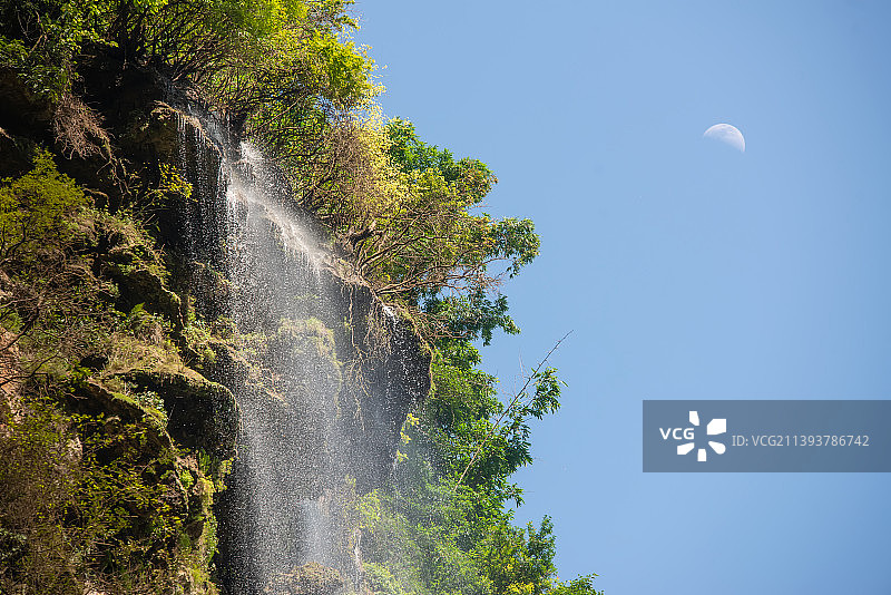马岭河峡谷风光4图片素材