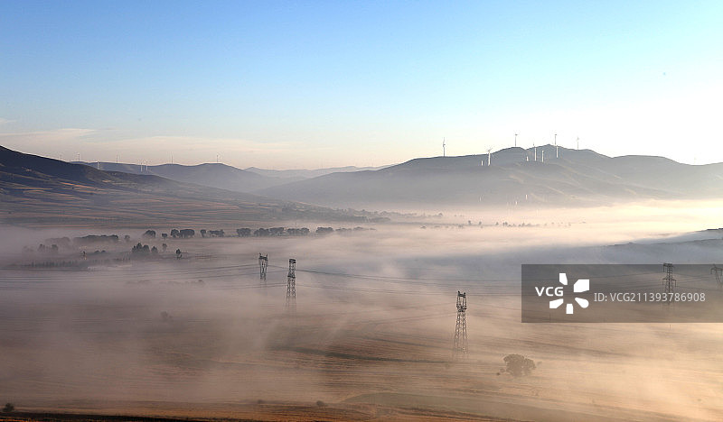 朔州勒马沟云海图片素材