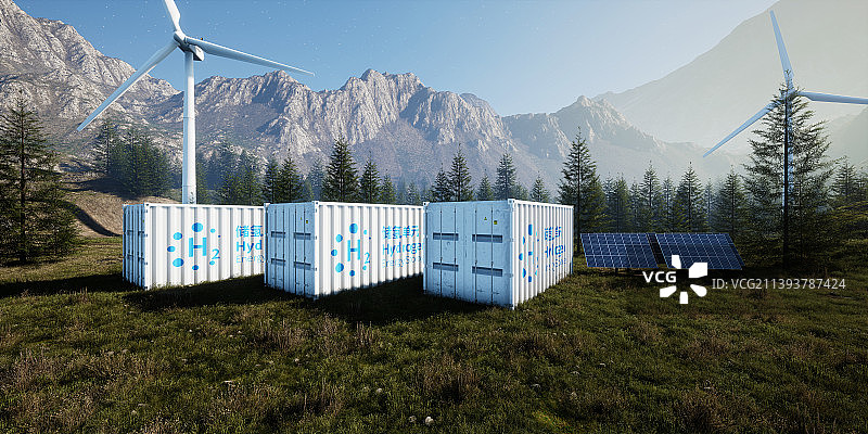 能源，储能，电力，碳中和，光伏，风电图片素材