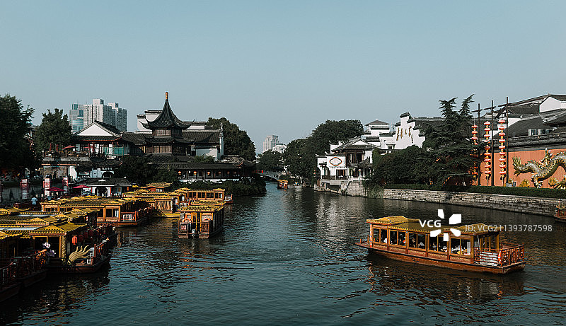 外秦淮河画舫 南京图片素材