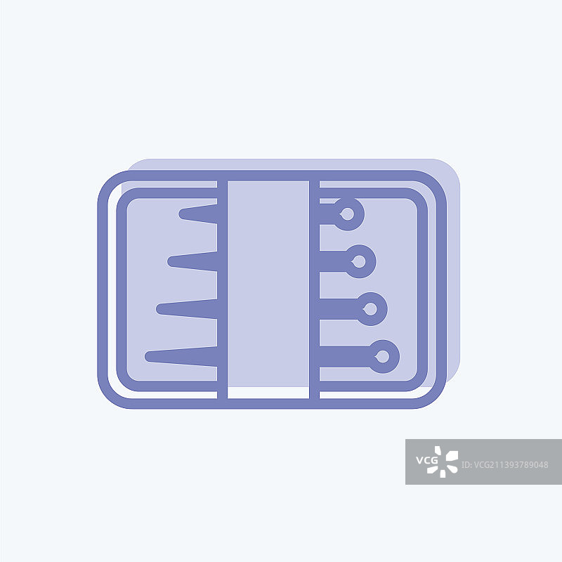 裁缝工具针包图标图片素材