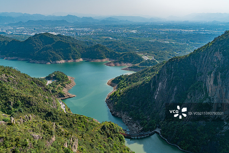 中国浙江省台州市天台县天台山风景名胜区琼台仙谷图片素材