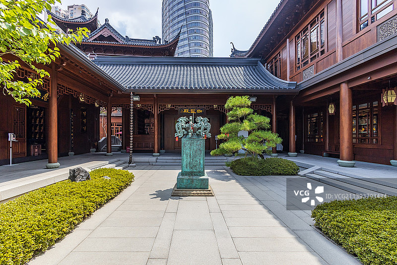 上海玉佛寺 伽蓝殿图片素材