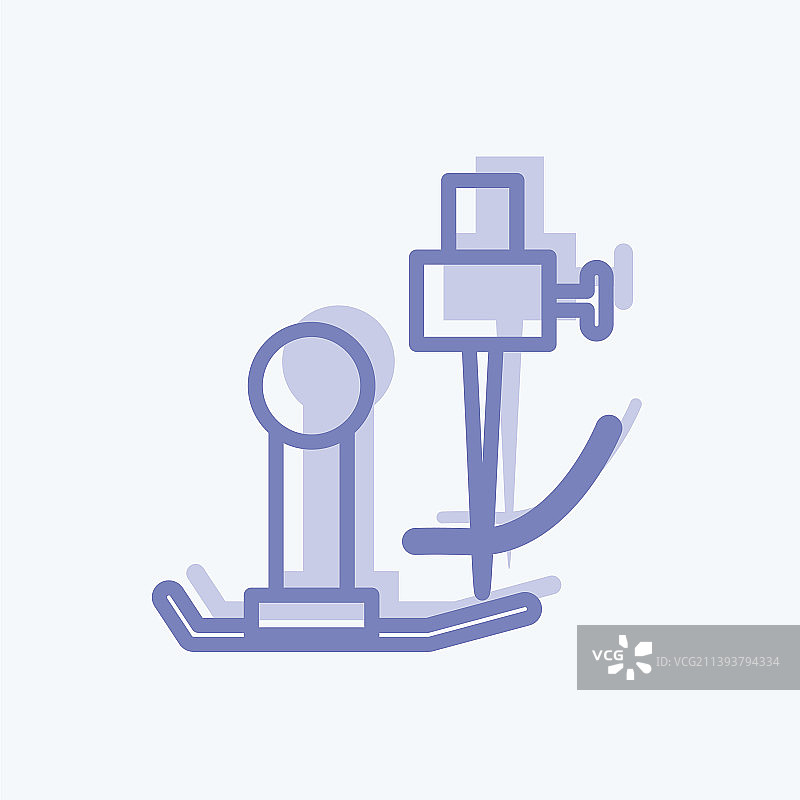 裁缝用缝纫机零件图标图片素材