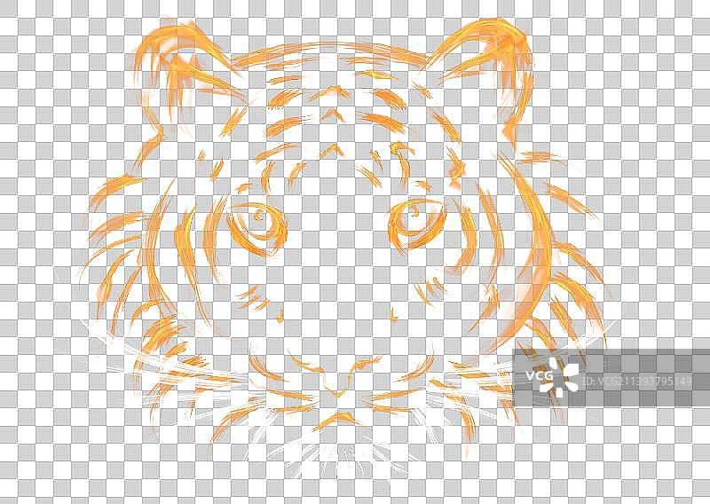 虎年春节2022插画图片素材