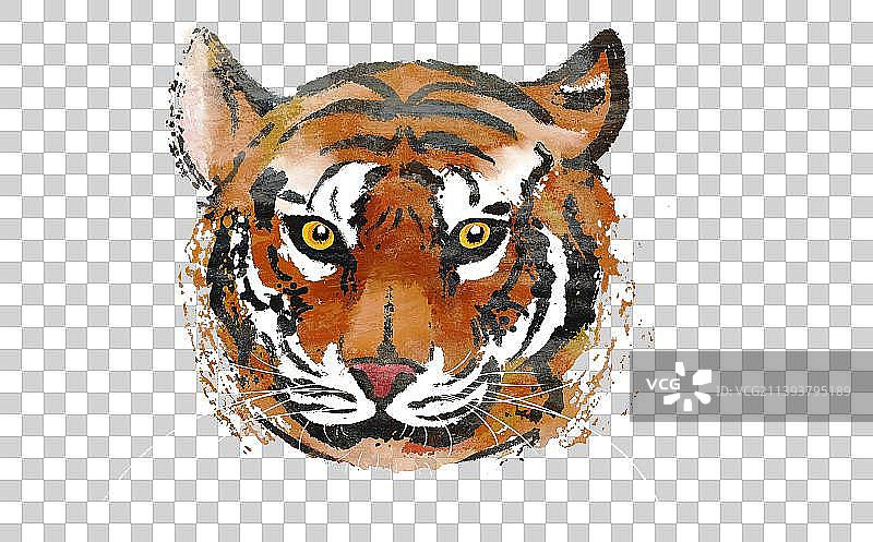 虎年春节2022插画图片素材