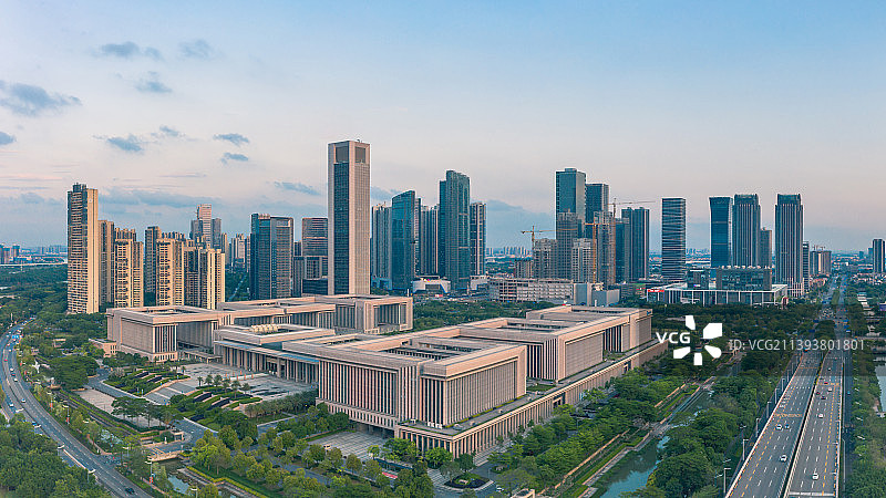 广东佛山顺德佛山新城城市风光图片素材