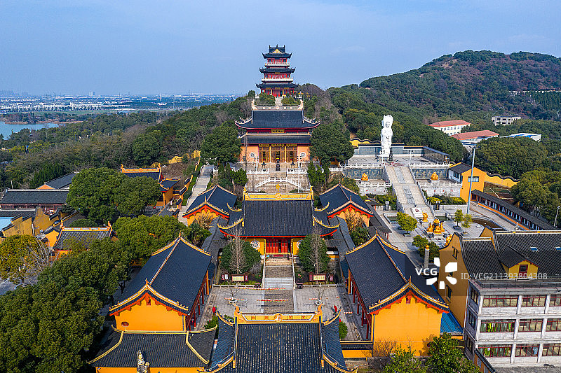 永庆寺+江苏省苏州市张家港市凤凰镇永庆寺图片素材
