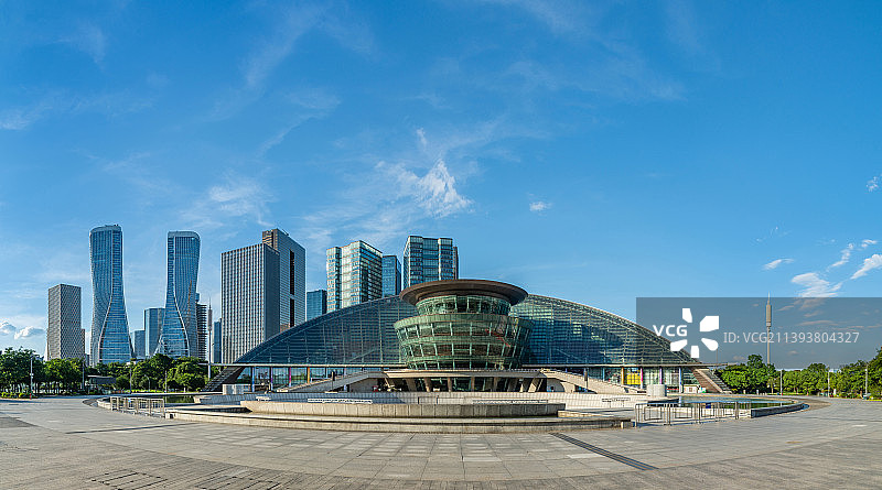 杭州 钱江新城  市民广场 杭州大剧院 城市建筑风光 杭州建筑 杭州风光图片素材