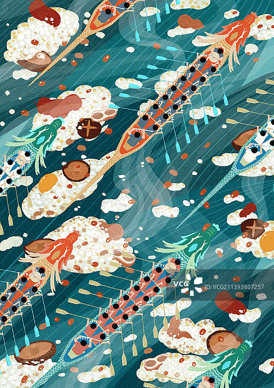 端午赛龙舟图片素材