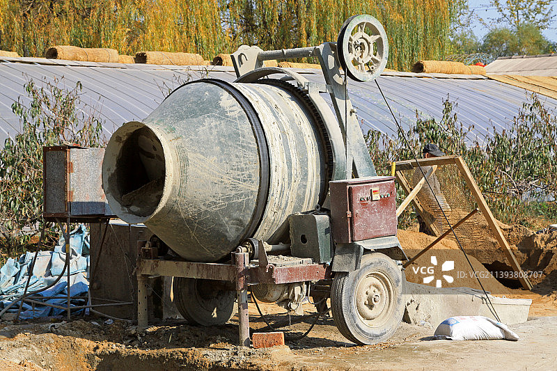 混凝土搅拌机图片素材