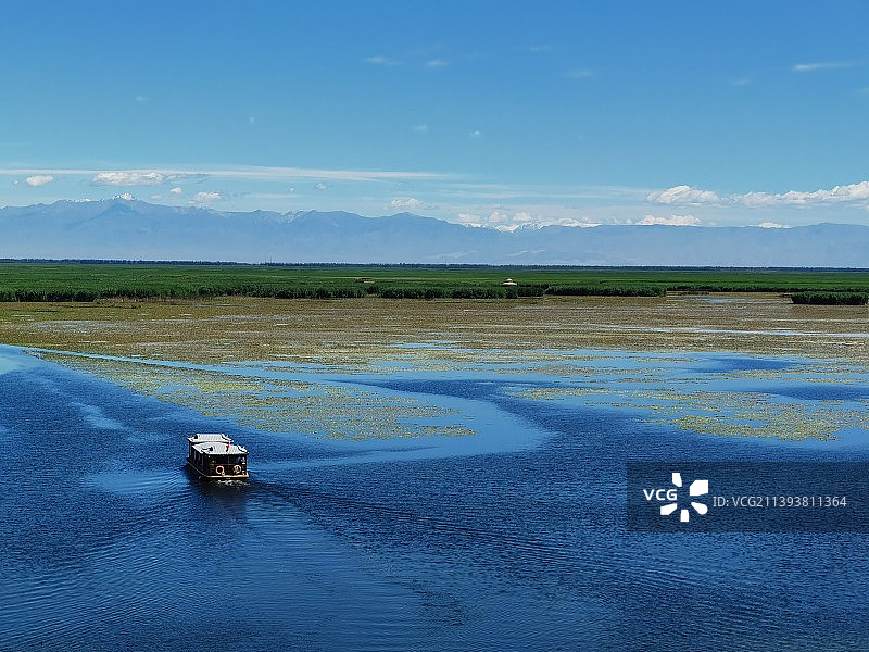 博斯腾湖图片素材