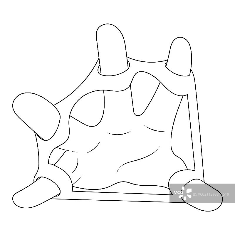 手指扩张器素描图片素材