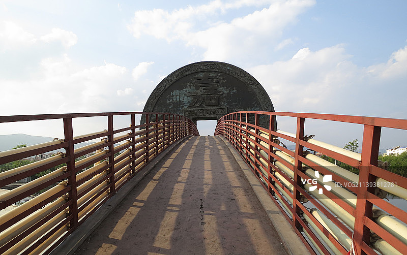 云南省会泽古城图片素材