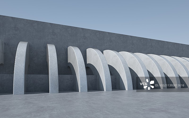 3D渲染建筑通道图片素材