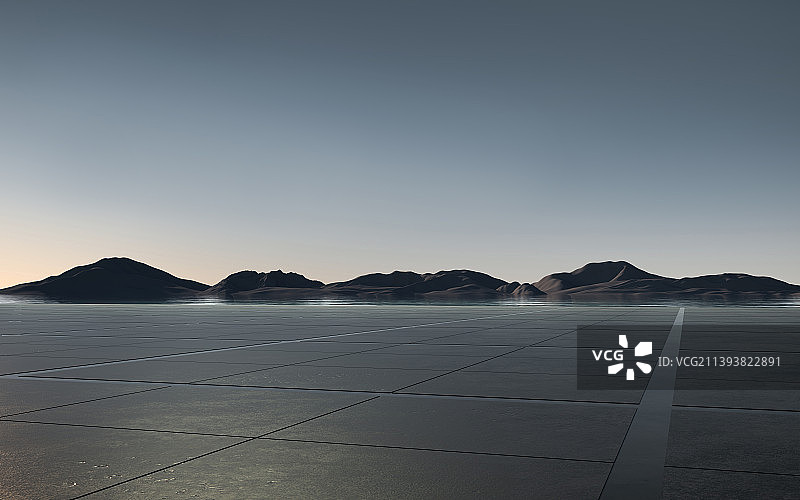 空旷的广场图片素材