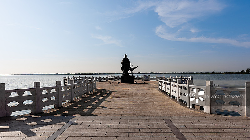 常德柳叶湖司马楼景观图片素材