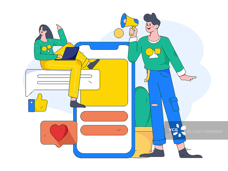 新闻消息矢量创意扁平插画图片素材