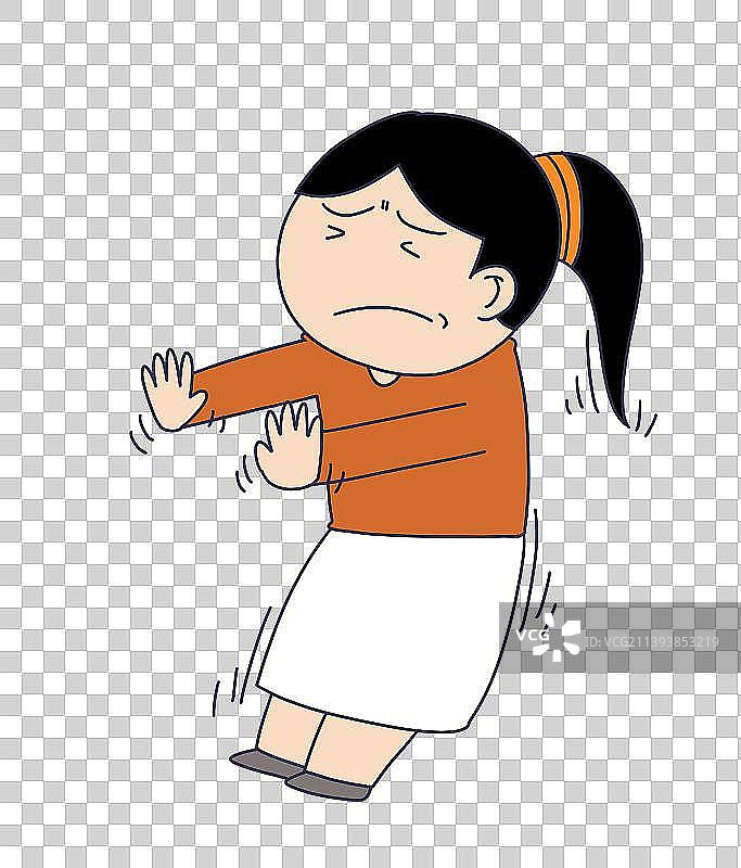 元素：抗拒拒绝的女性图片素材