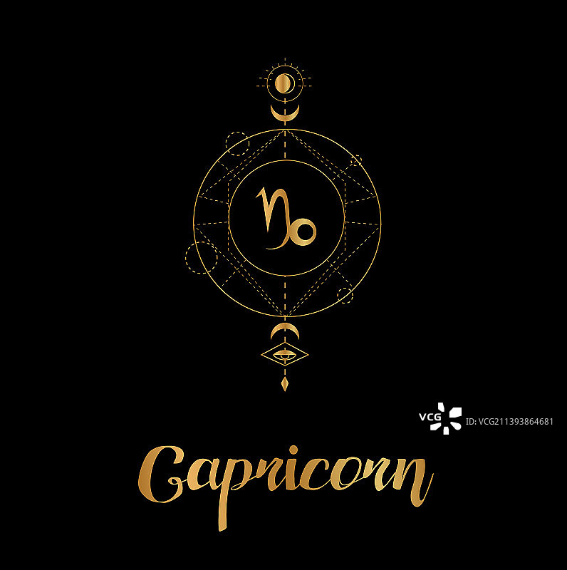 摩羯座图片素材