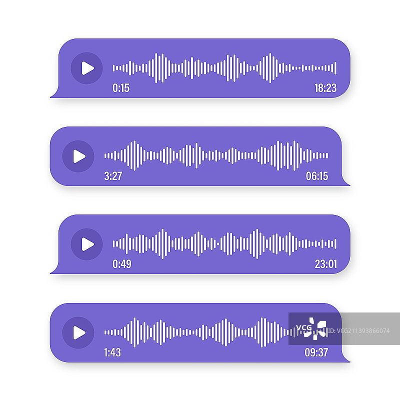 语音语音信息语音泡泡短信文本图片素材
