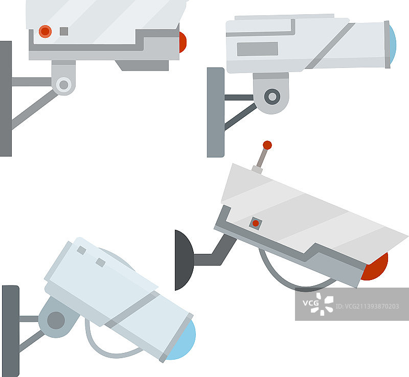 视频监控摄像头图片素材