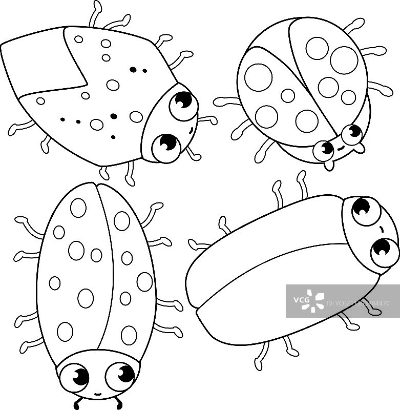 卡通虫子合集图片素材