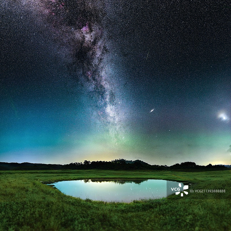 气辉与仙女座图片素材