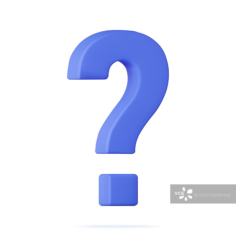 3D问号图片素材