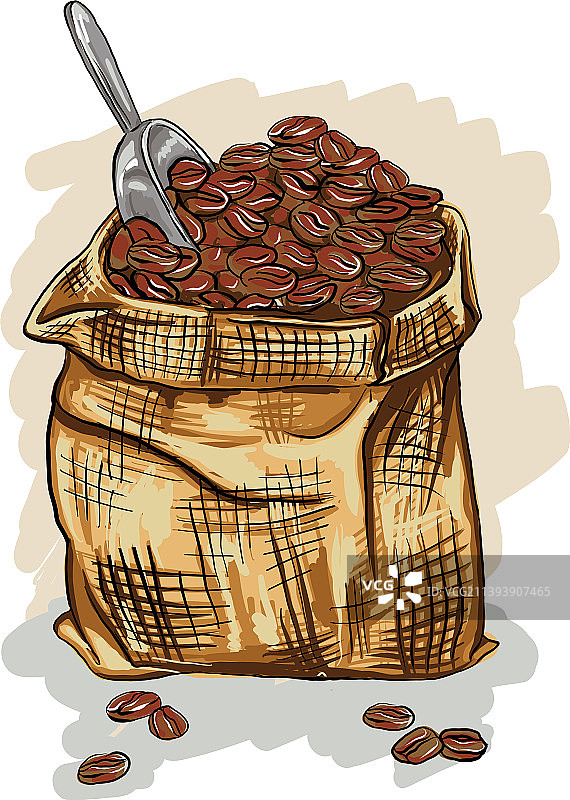 用于菜单的越南咖啡豆图片素材