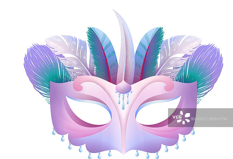 威尼斯舞会面具写实人脸图片素材