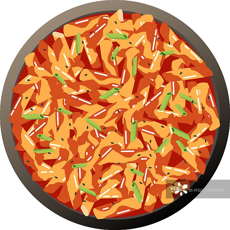 辛辣亚洲美食：泡菜汤图片素材