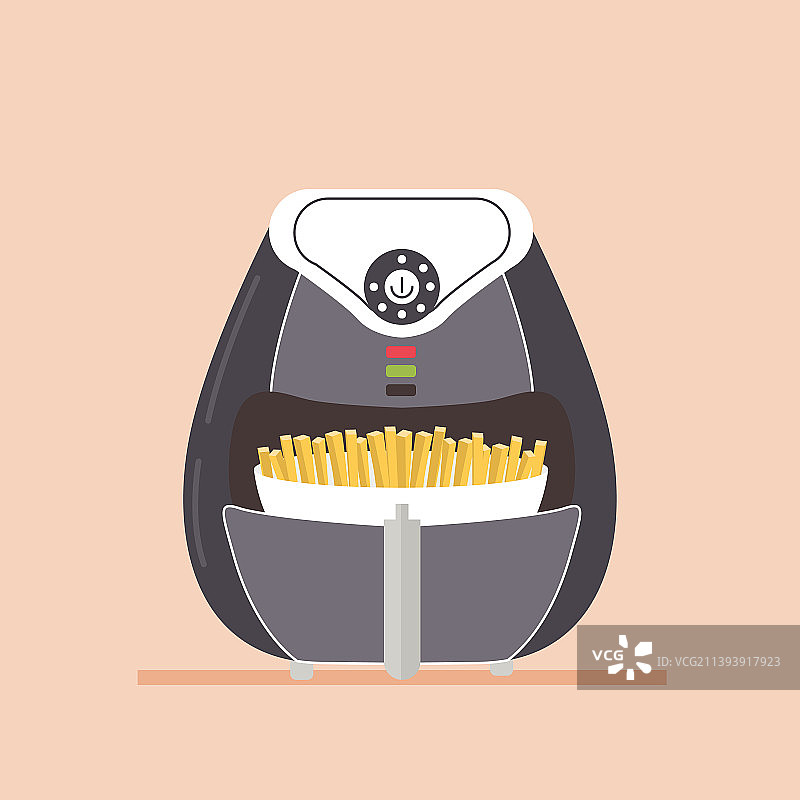 用于快餐制备的空气炸锅设备图片素材