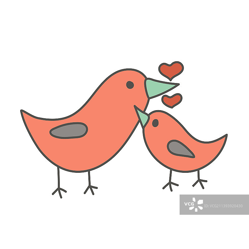 相爱的鸟儿在低语图片素材