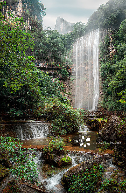 三峡大瀑布图片素材