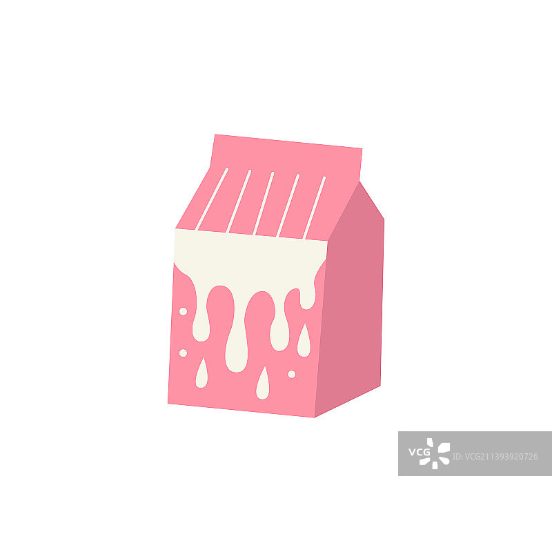 粉色牛奶包装图片素材