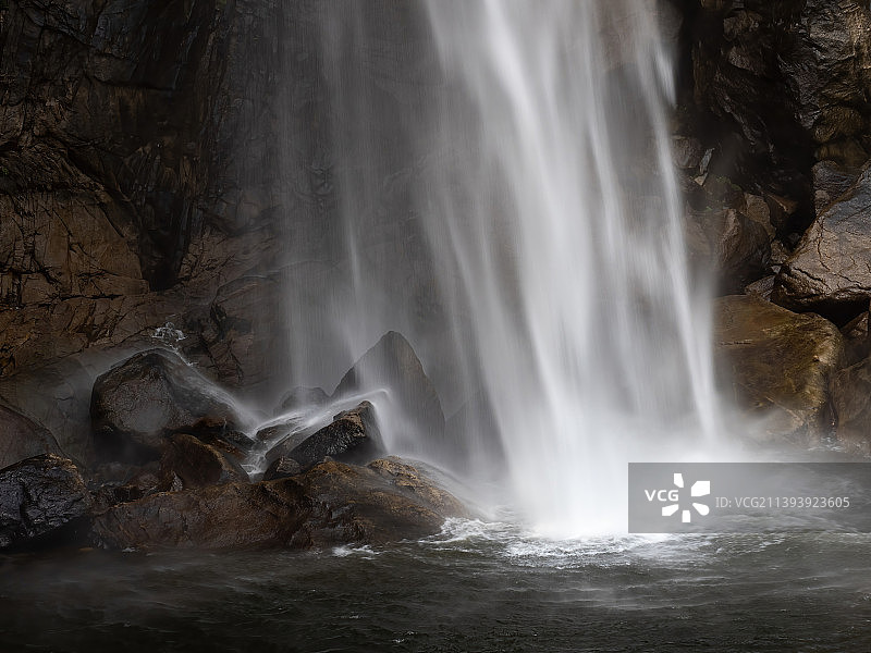 洛阳市嵩县白云山景区 九龙瀑布群图片素材